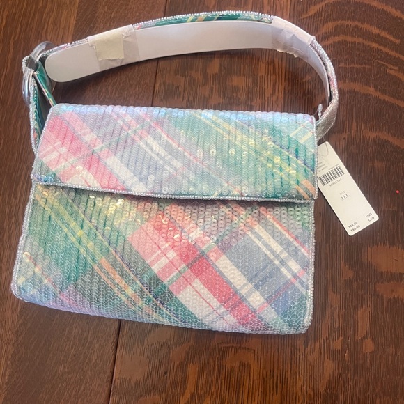 Maeve Pastel Sequin Shoulder Bag NWT - Picture 7 of 7